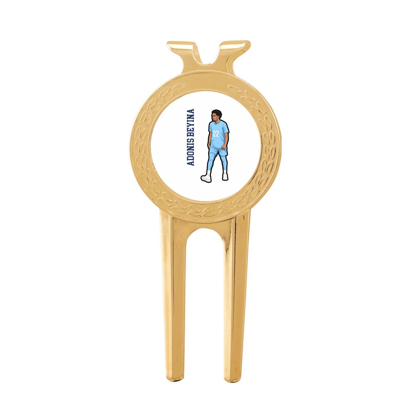 Divot Tool with Ball Marker — Name Vertical in Classic
