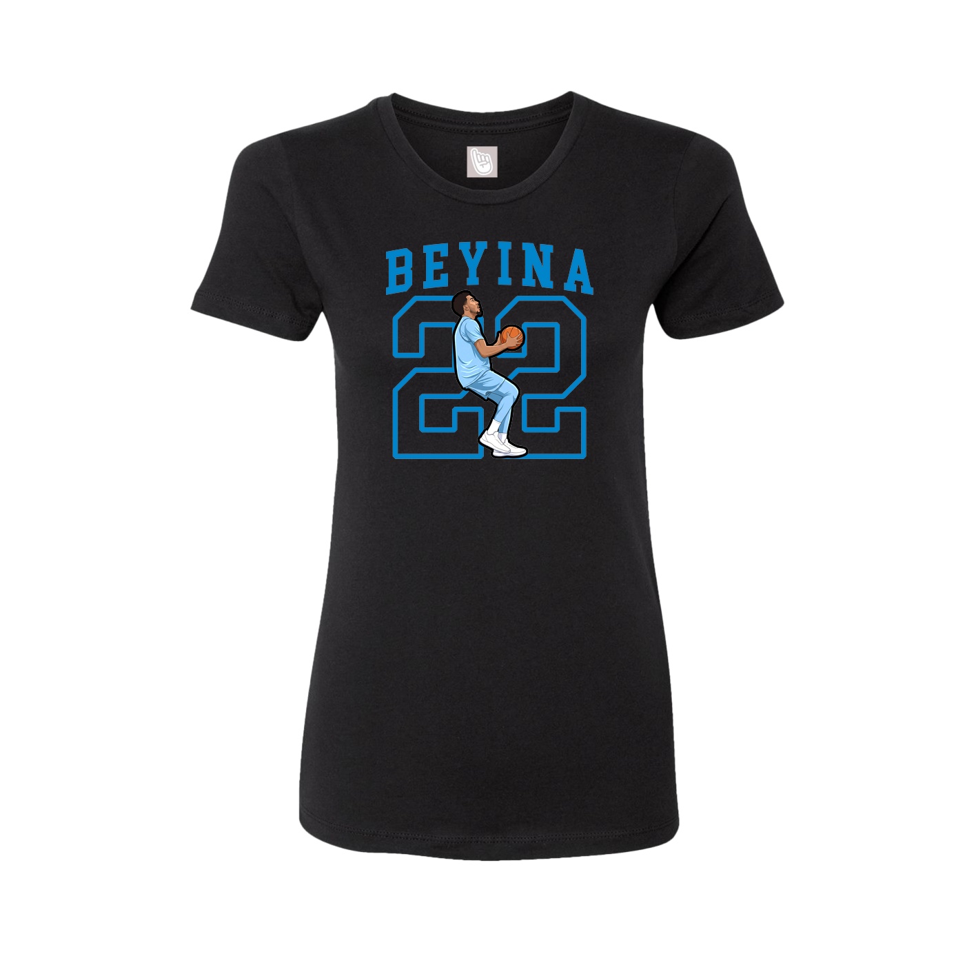 Fitted Women's Tee — Shirsey in Black