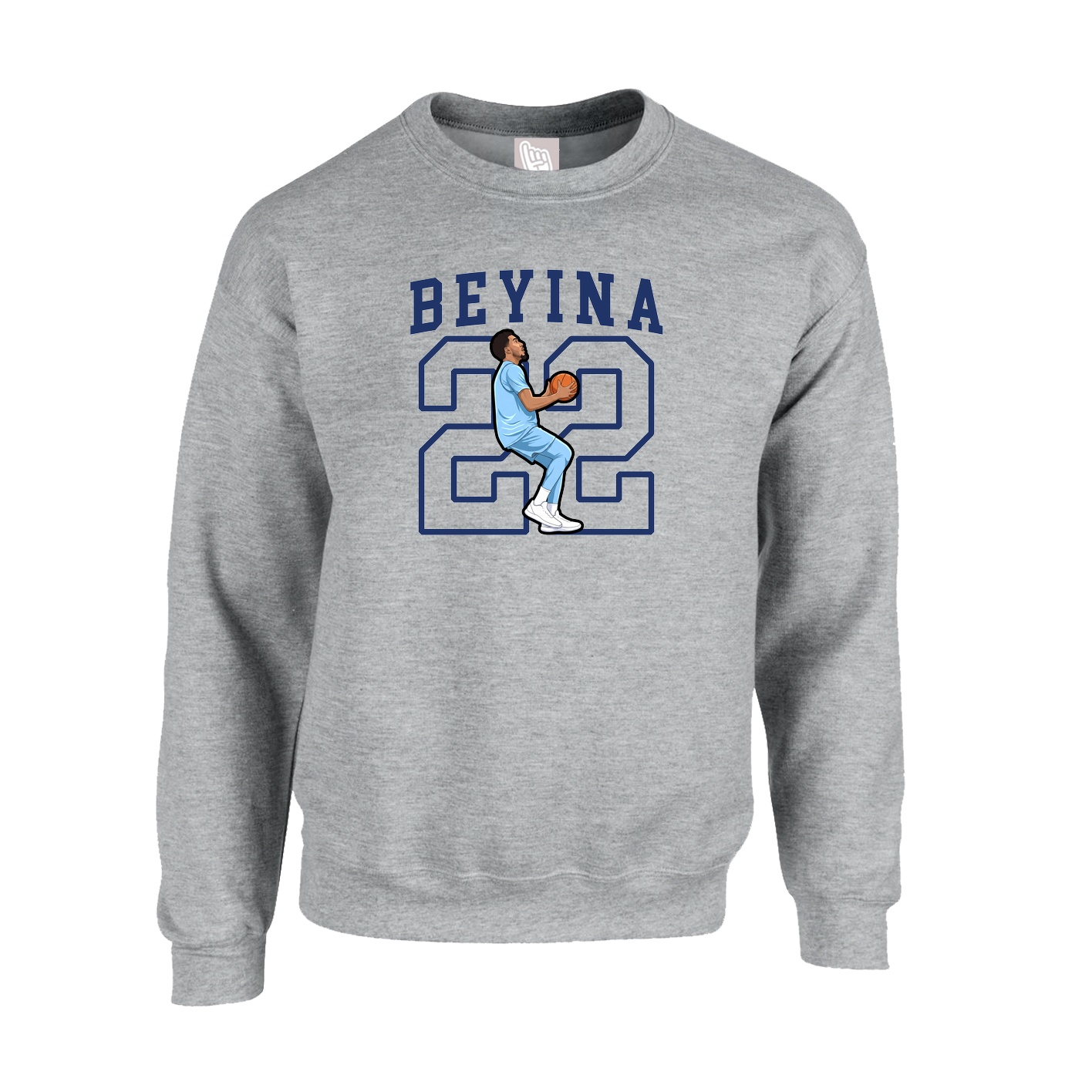 Fleece Crew — Shirsey in Grey