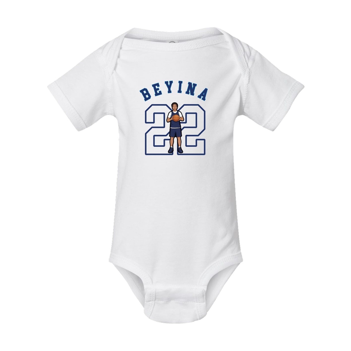 Baby Onesie — Shirsey Arch in White