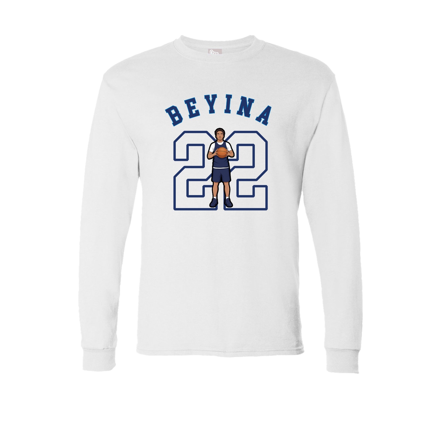 Long Sleeve Tee — Shirsey Arch in White