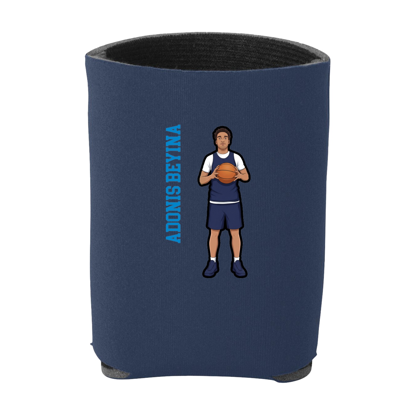 Can Holder — Name Vertical in Navy