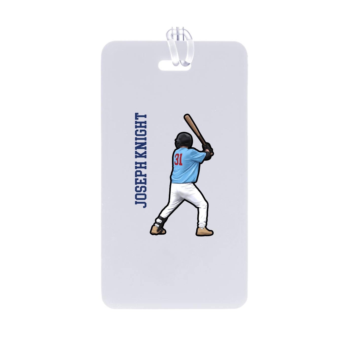 Bag Tag — Name Vertical in Classic