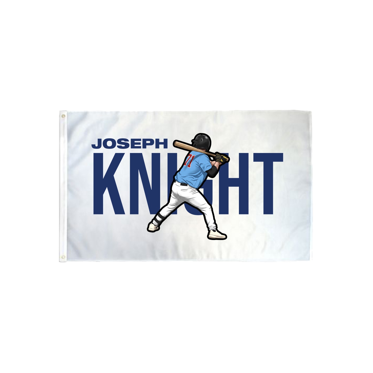 3x5 Flag — Player Name in Classic