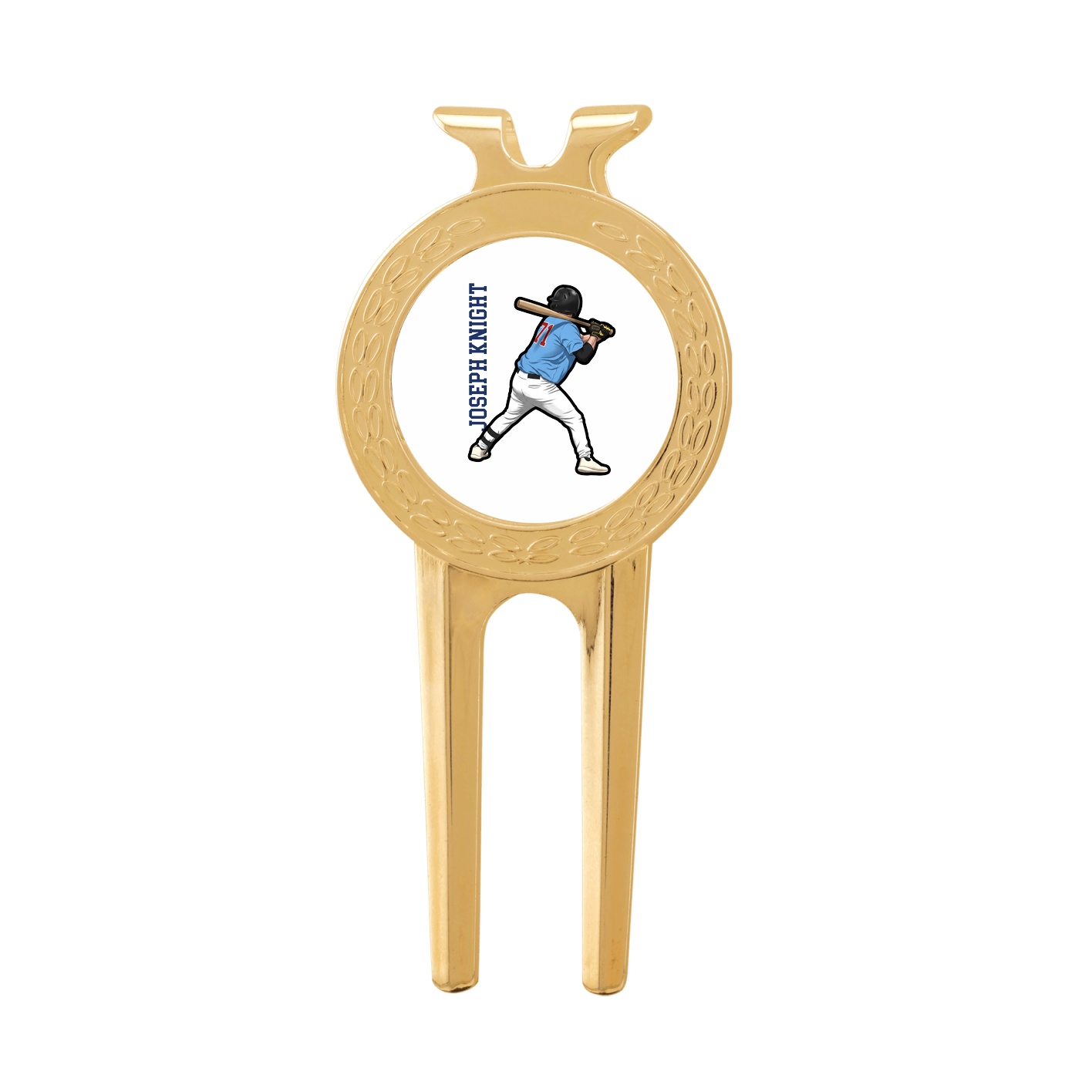 Divot Tool with Ball Marker — Name Vertical in Classic