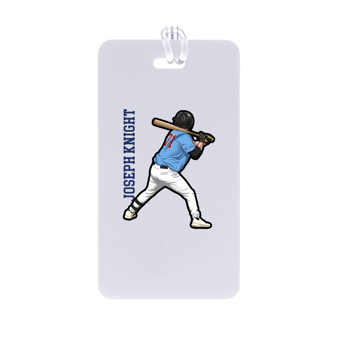 Bag Tag — Name Vertical in Classic