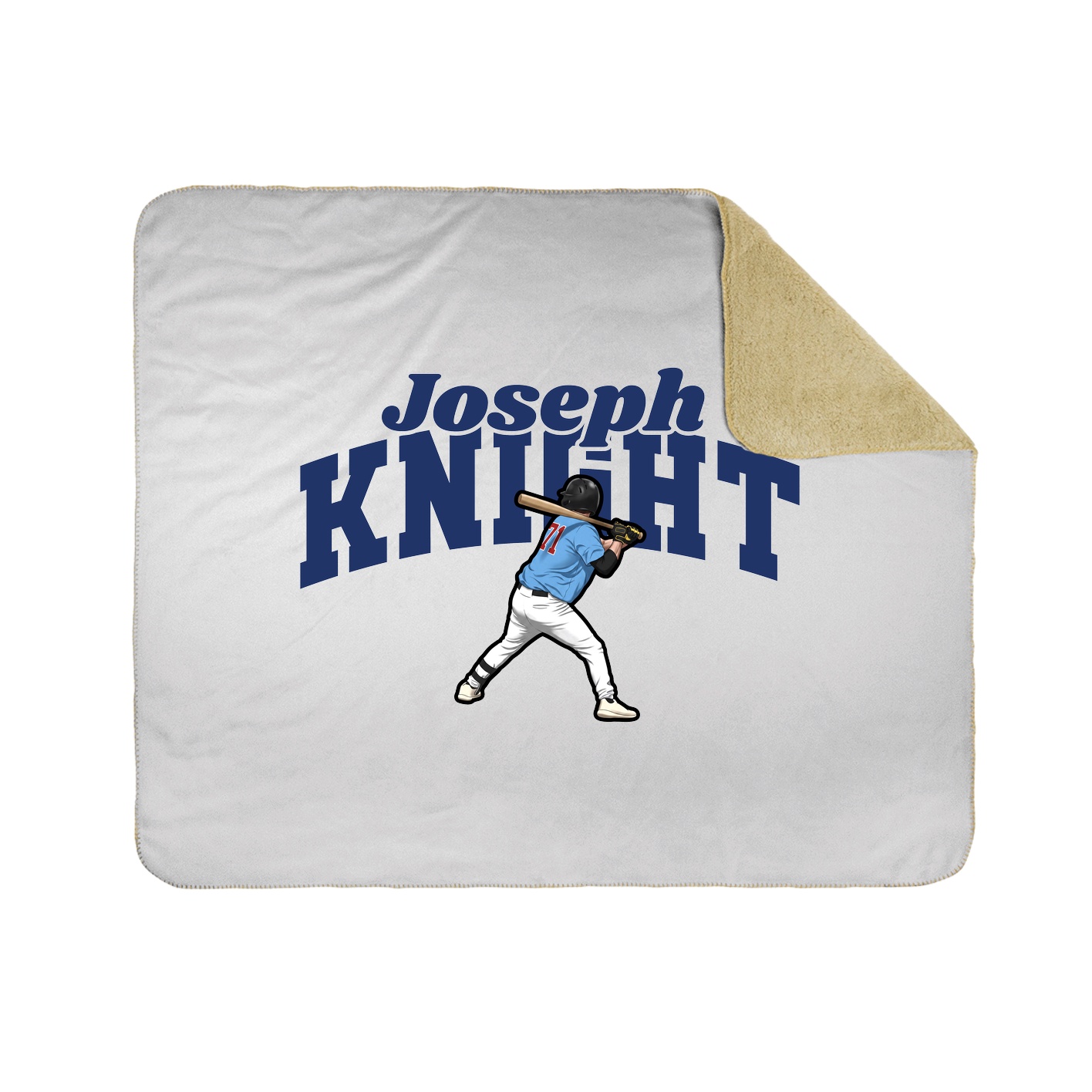 Throw Blanket — Signature Arch in White
