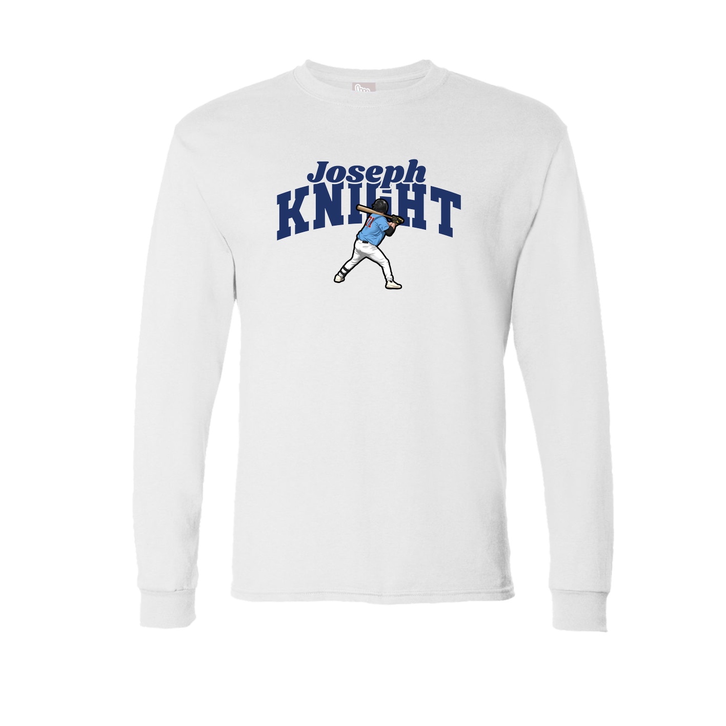 Long Sleeve Tee — Signature Arch in White