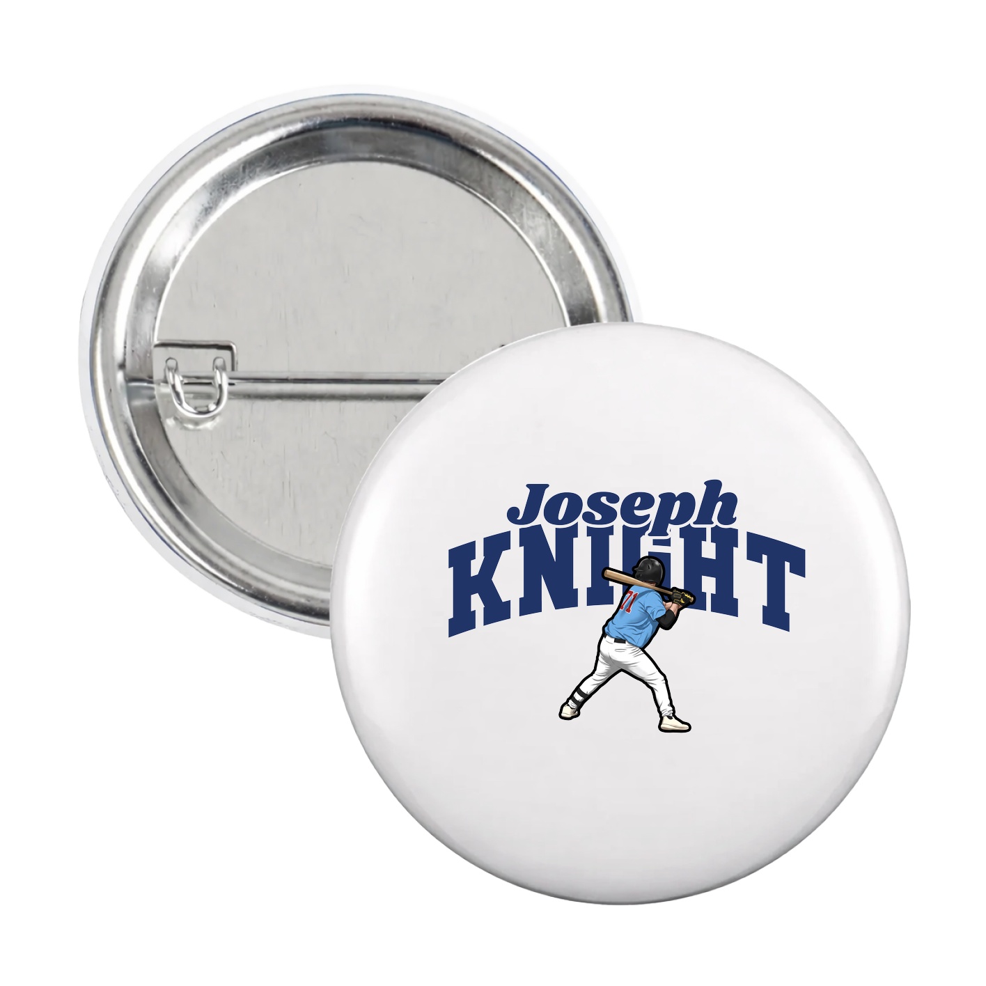 Game Day Button — Signature Arch in White