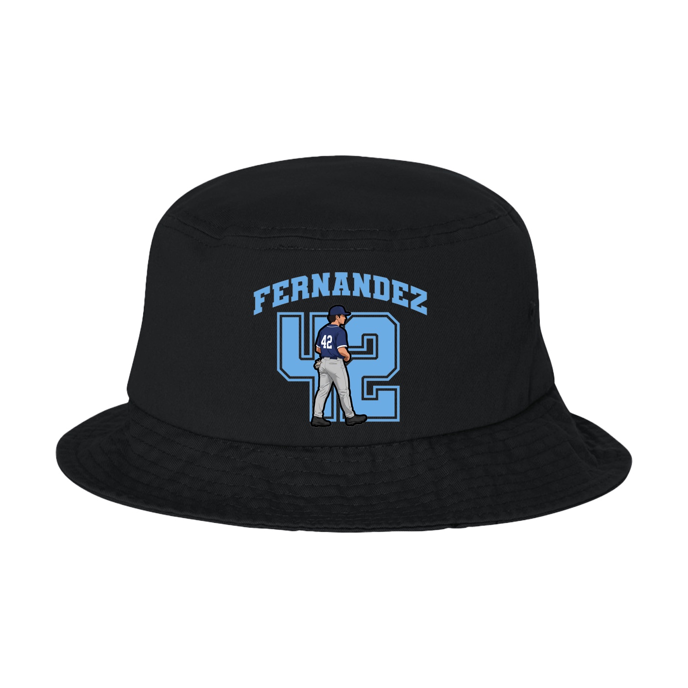 Bucket Cap — Number in Black
