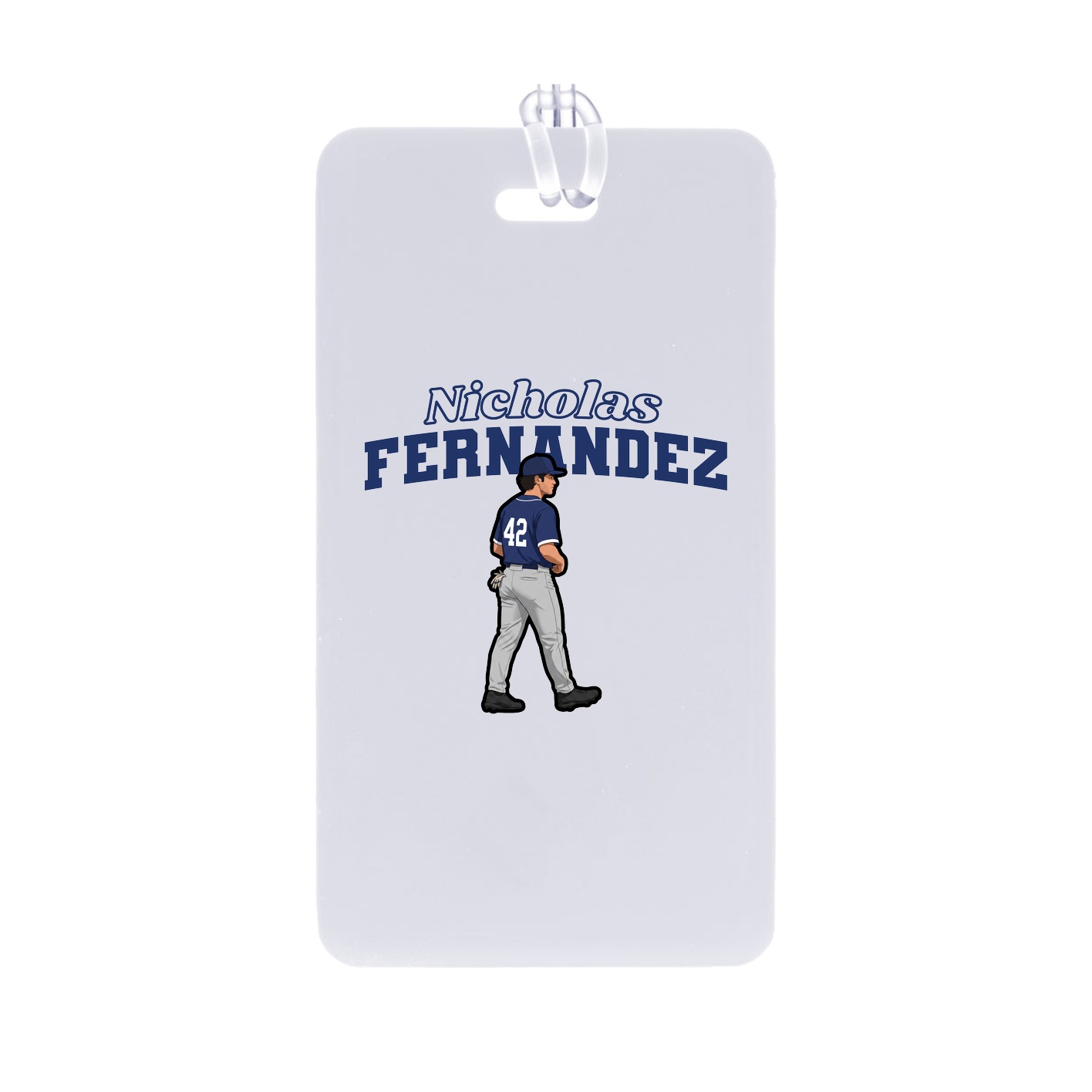 Bag Tag — Name Arch in Classic
