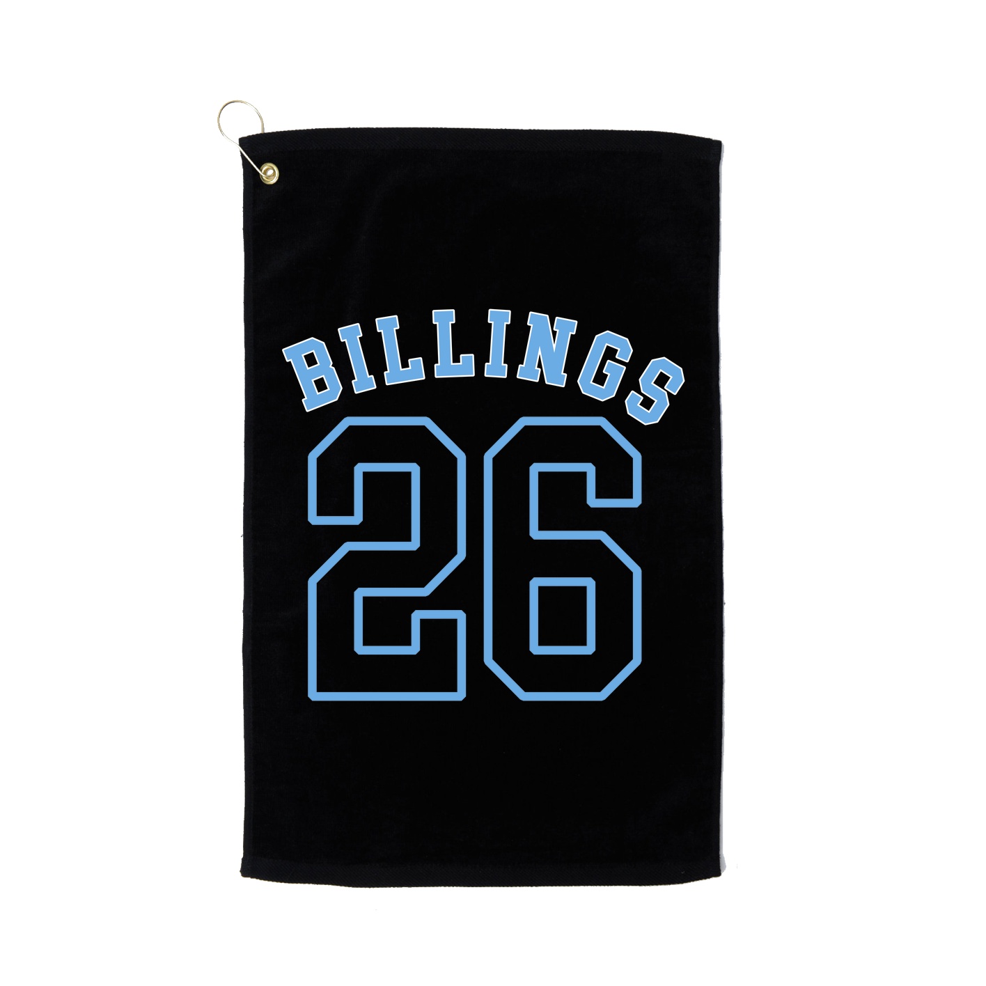 Golf Towel — Shirsey Arch in Black