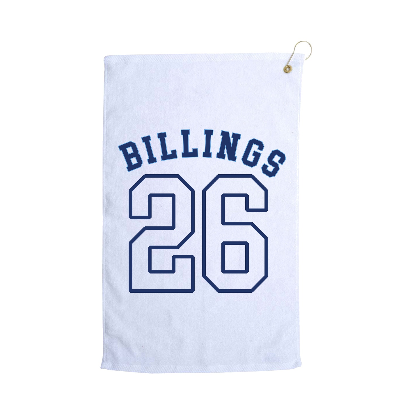 Golf Towel — Shirsey Arch in White