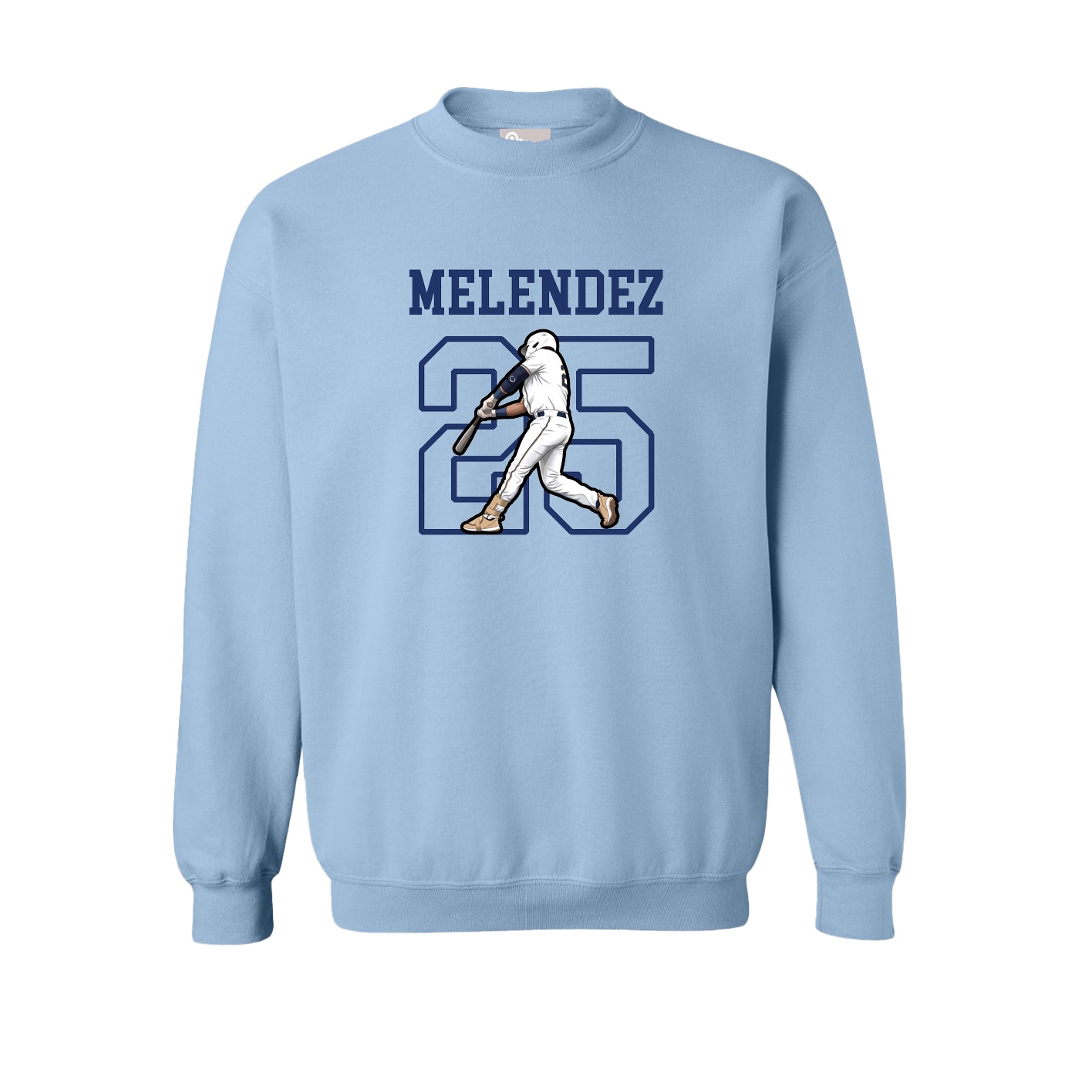 Fleece Crew — Shirsey in Light Blue