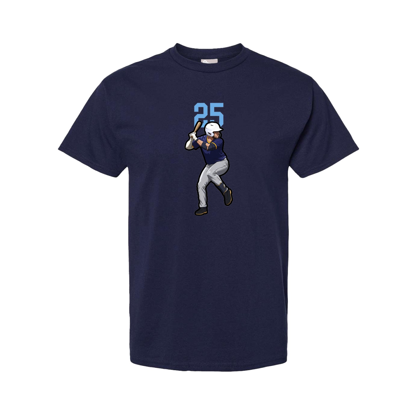 Youth Tee — Number Top in Navy