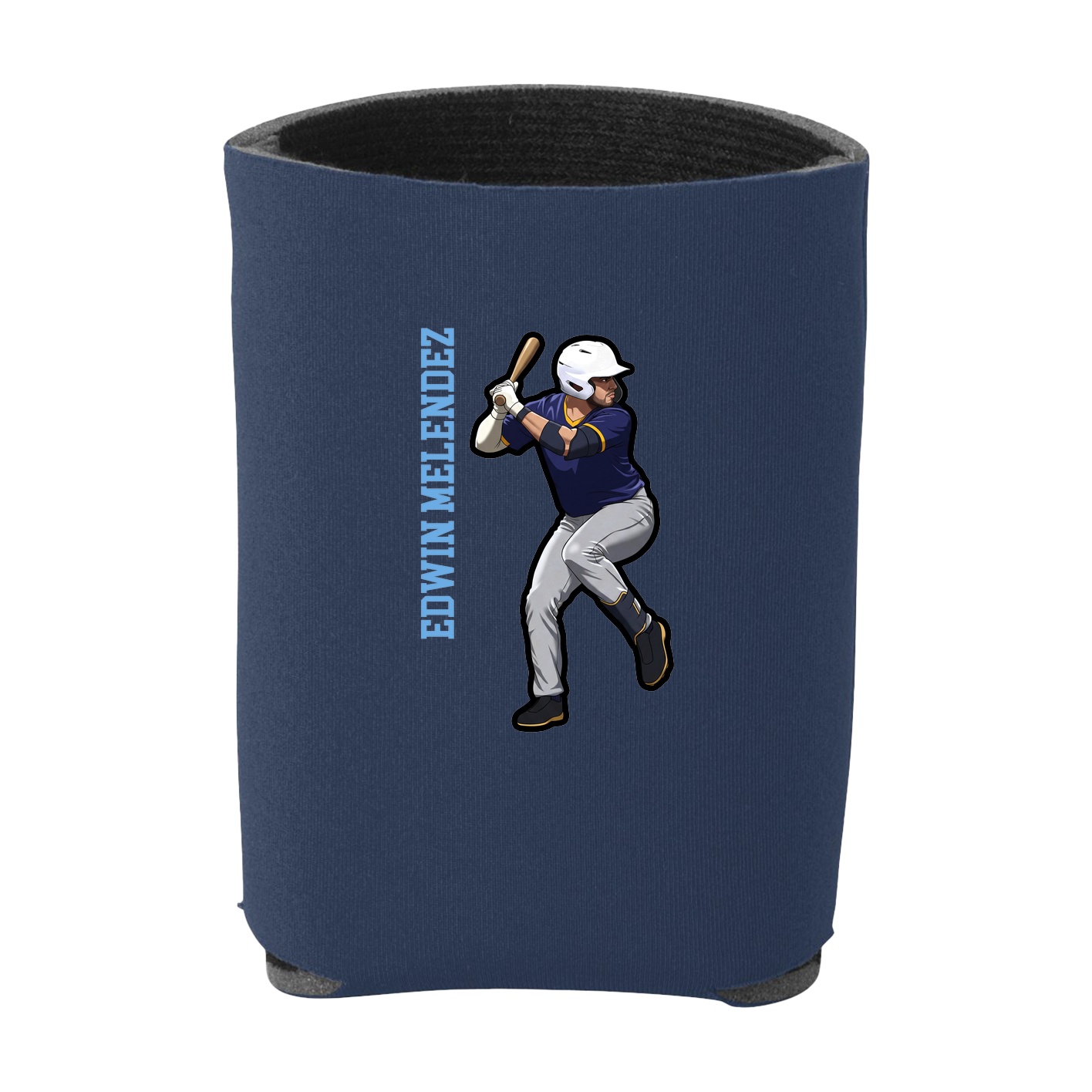Can Holder — Name Vertical in Navy