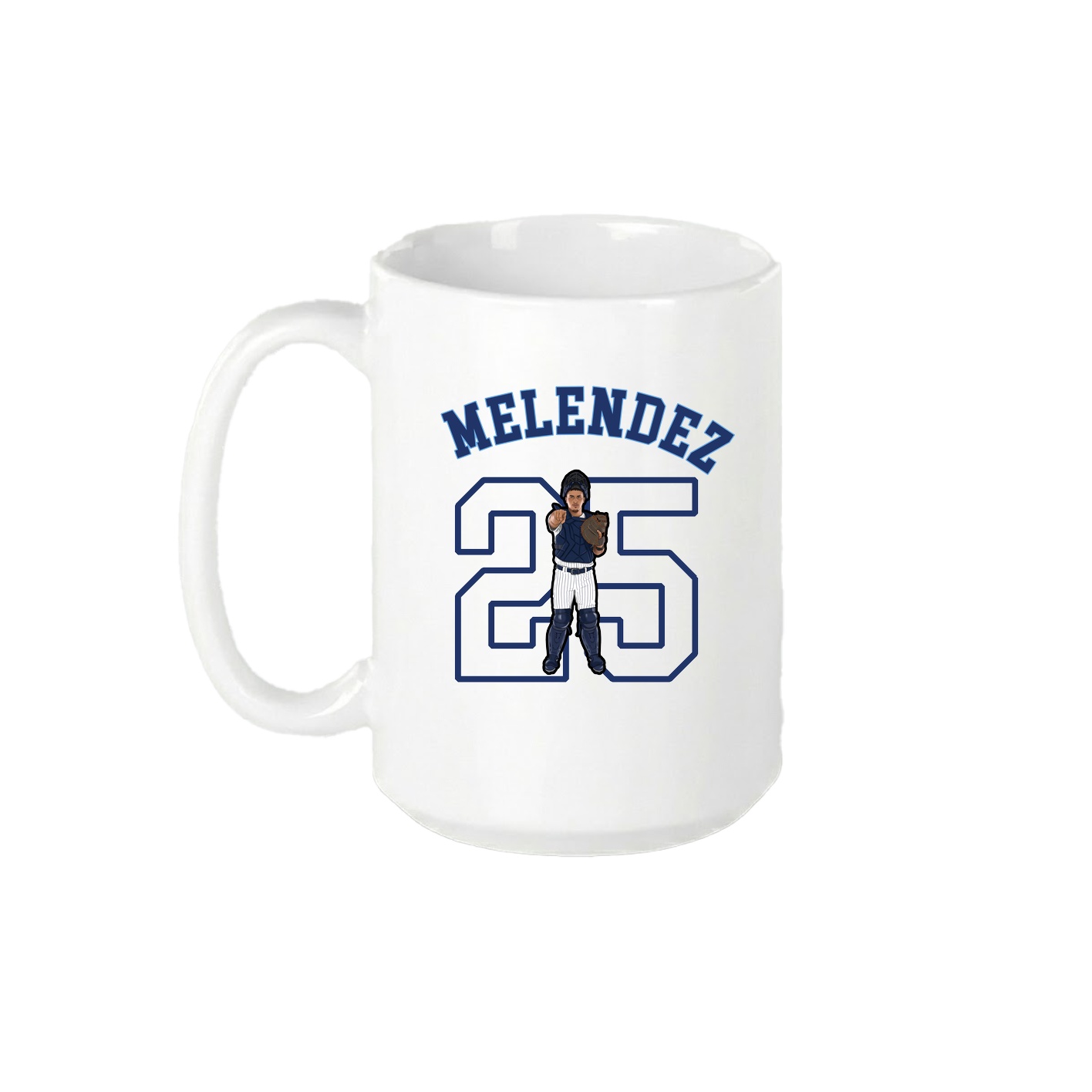 15oz Coffee Mug — Shirsey Arch in White