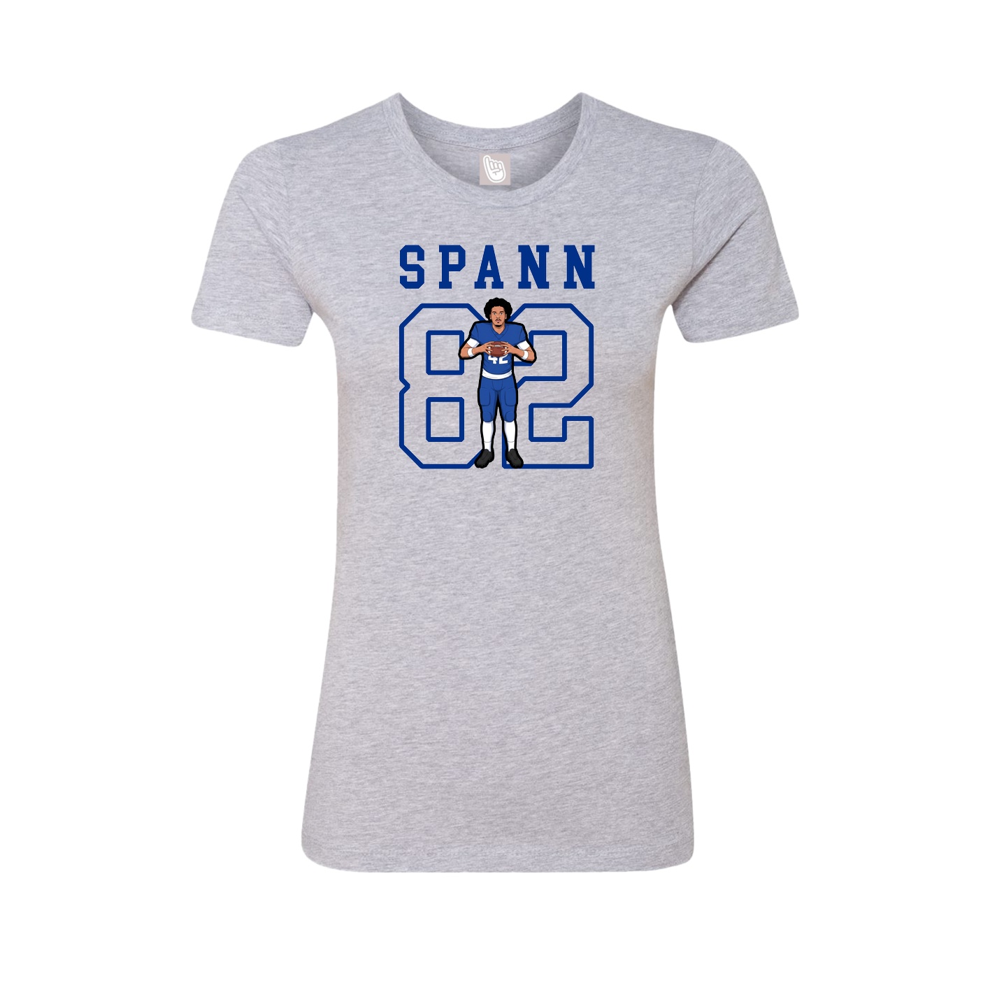 Fitted Women's Tee — Shirsey in Grey