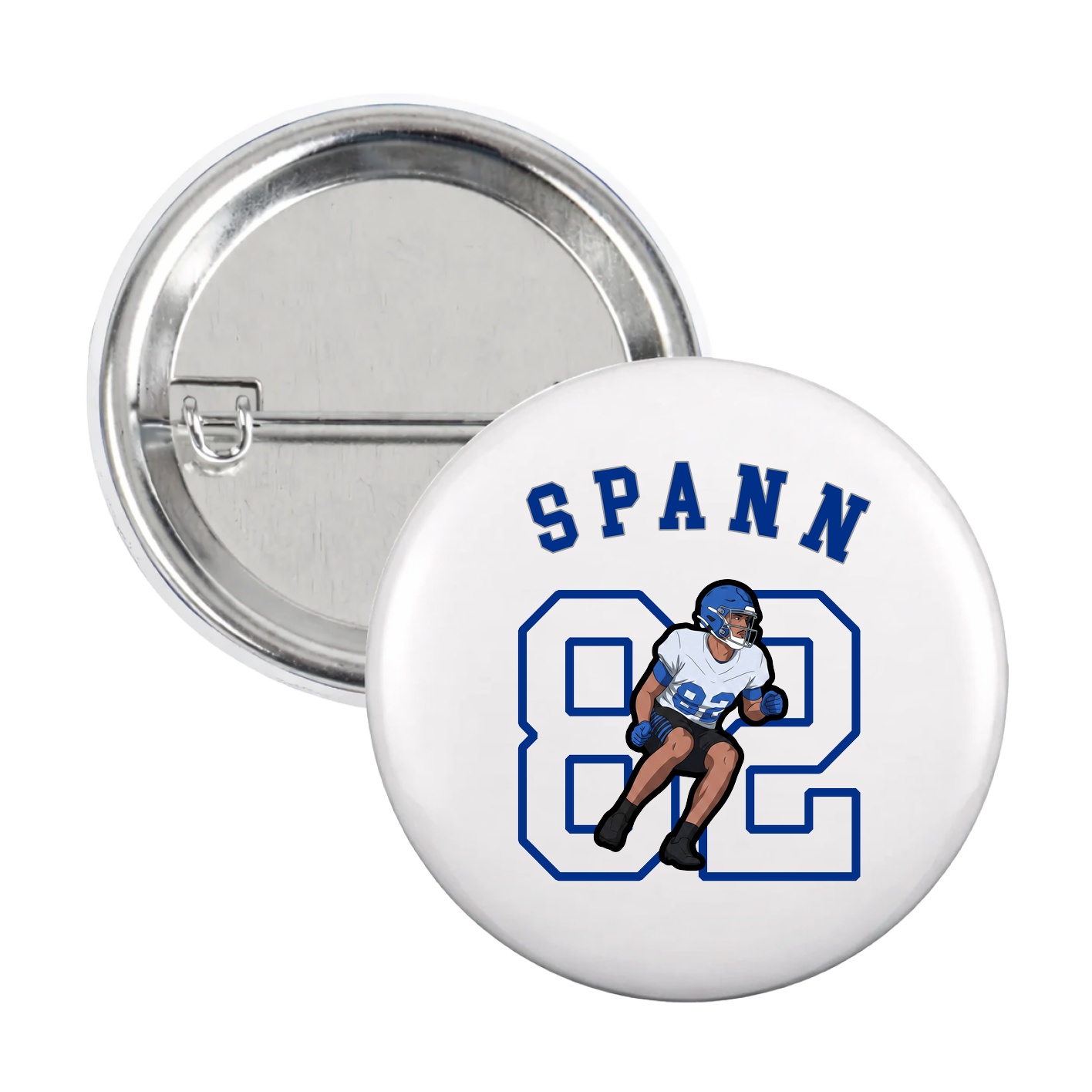 Game Day Button — Shirsey Arch in White