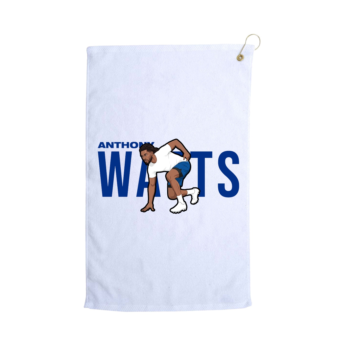 Golf Towel — Player Name in White