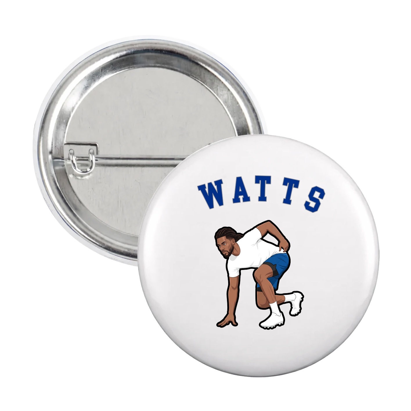Game Day Button — Shirsey Arch in White