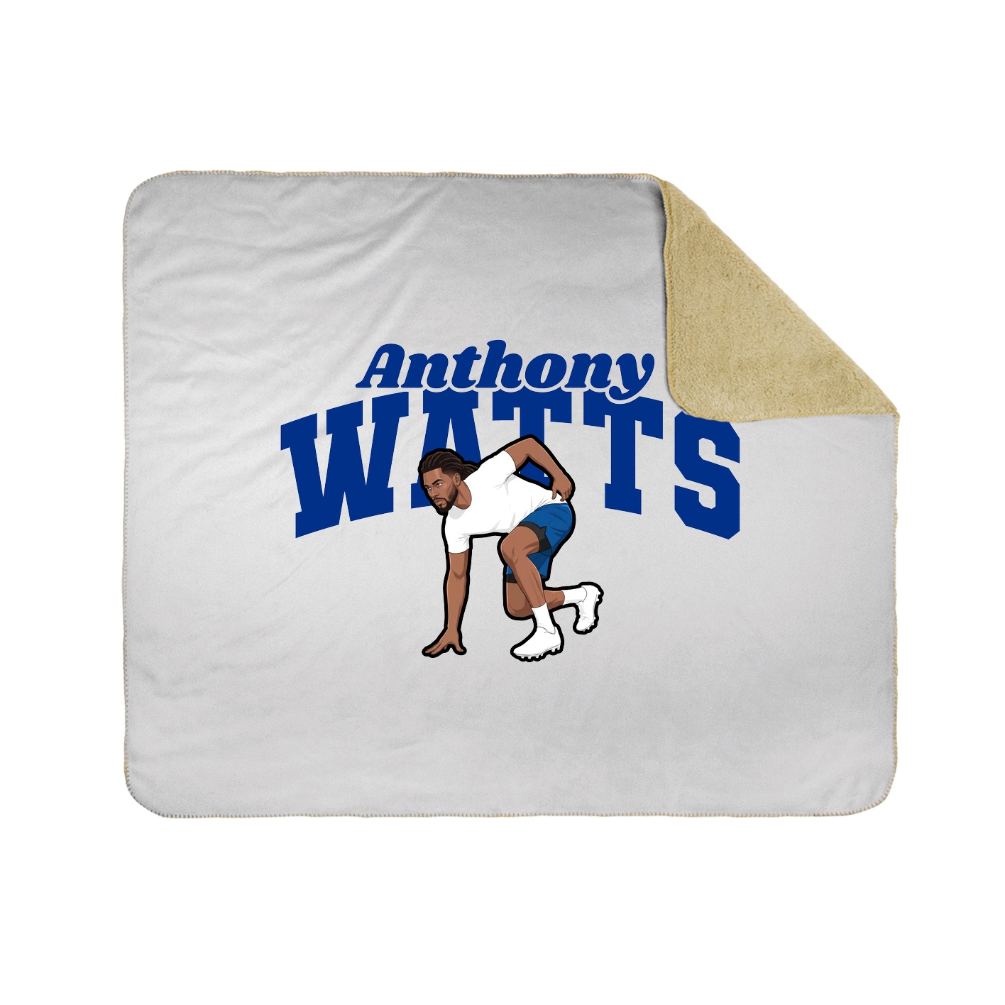 Throw Blanket — Signature Arch in White