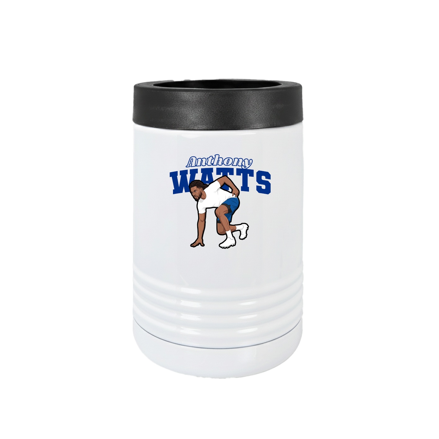 Beverage Holder — Name Arch in White