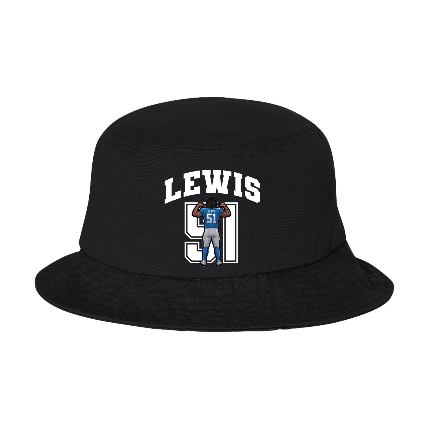 Bucket Cap — Number in Black