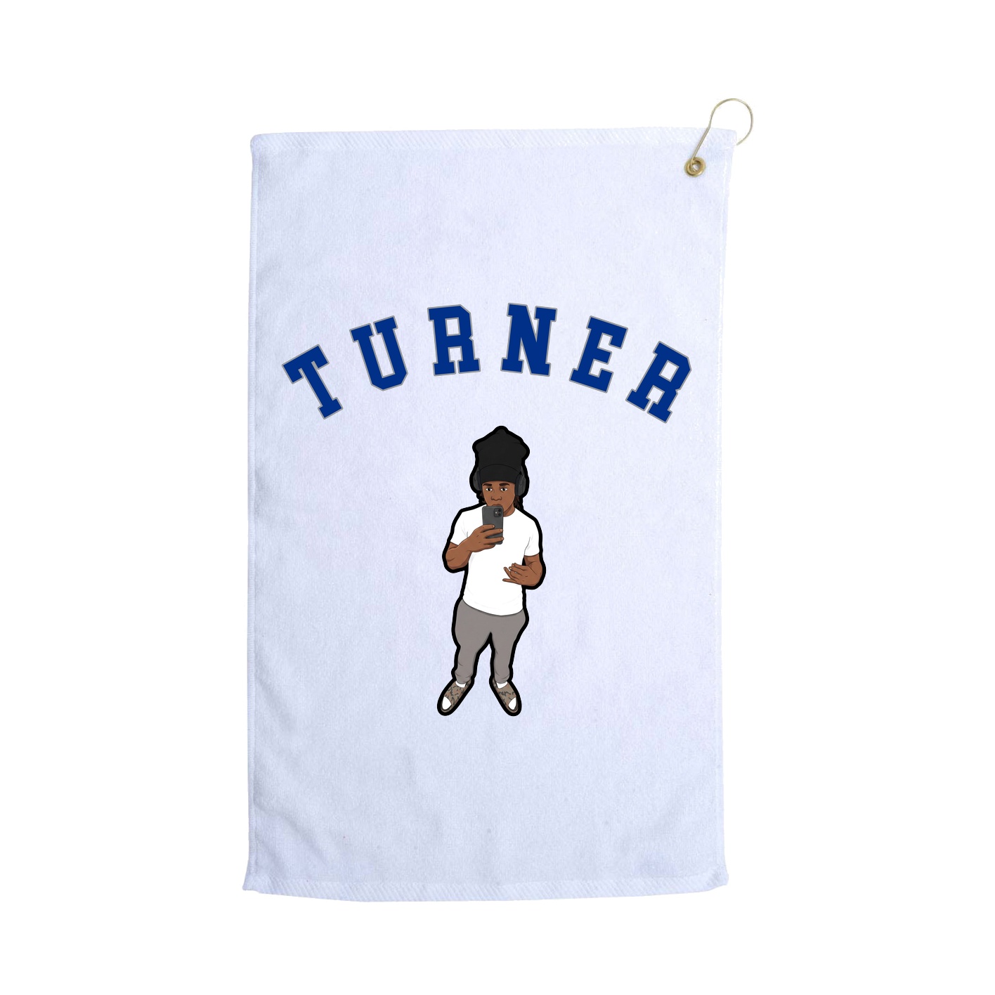 Golf Towel — Shirsey Arch in White