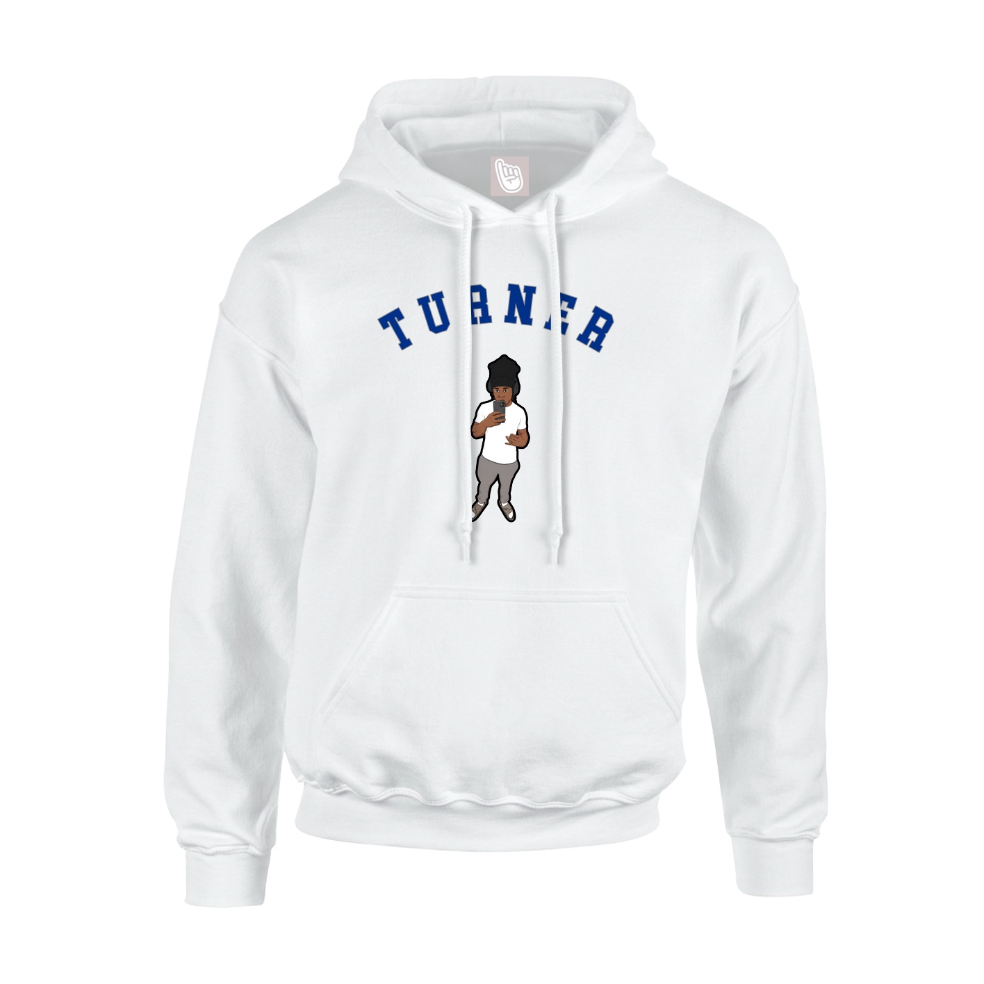 Youth Hoodie — Shirsey Arch in White