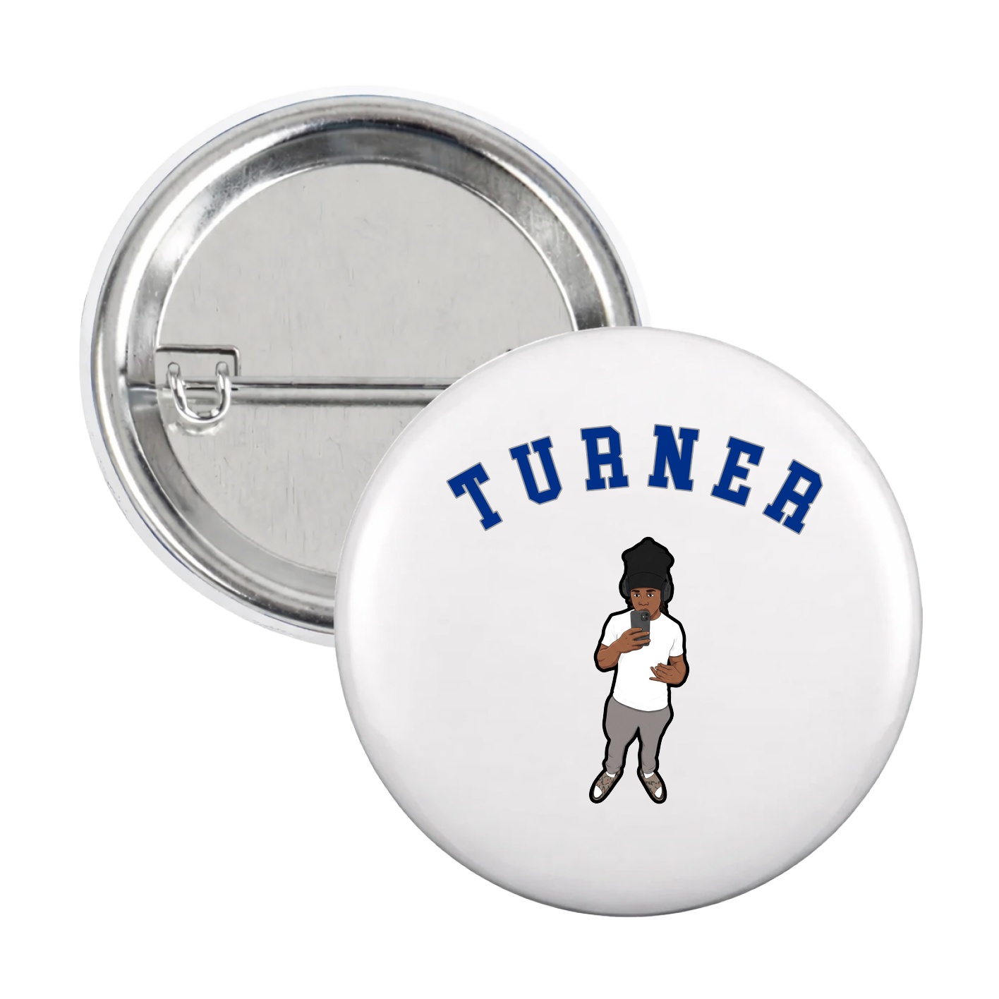 Game Day Button — Shirsey Arch in White