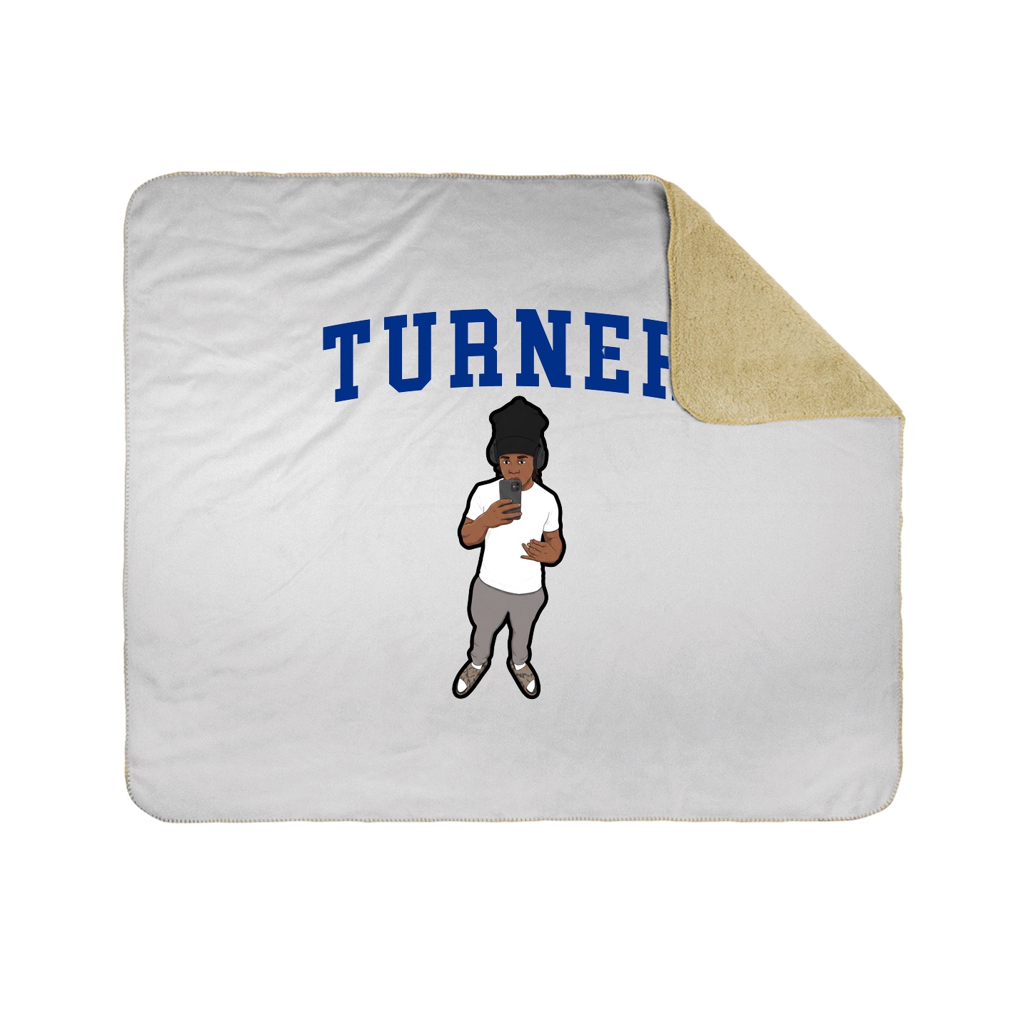 Throw Blanket — Shirsey in White
