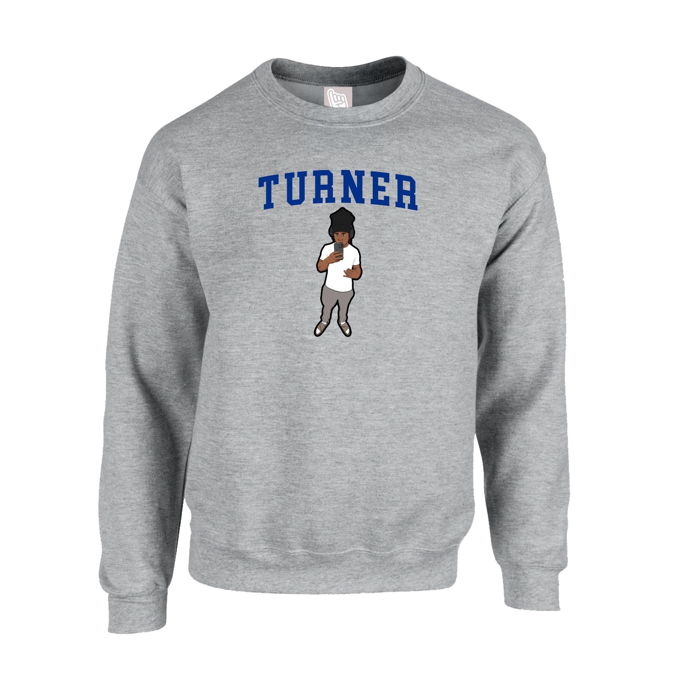 Fleece Crew — Shirsey in Grey