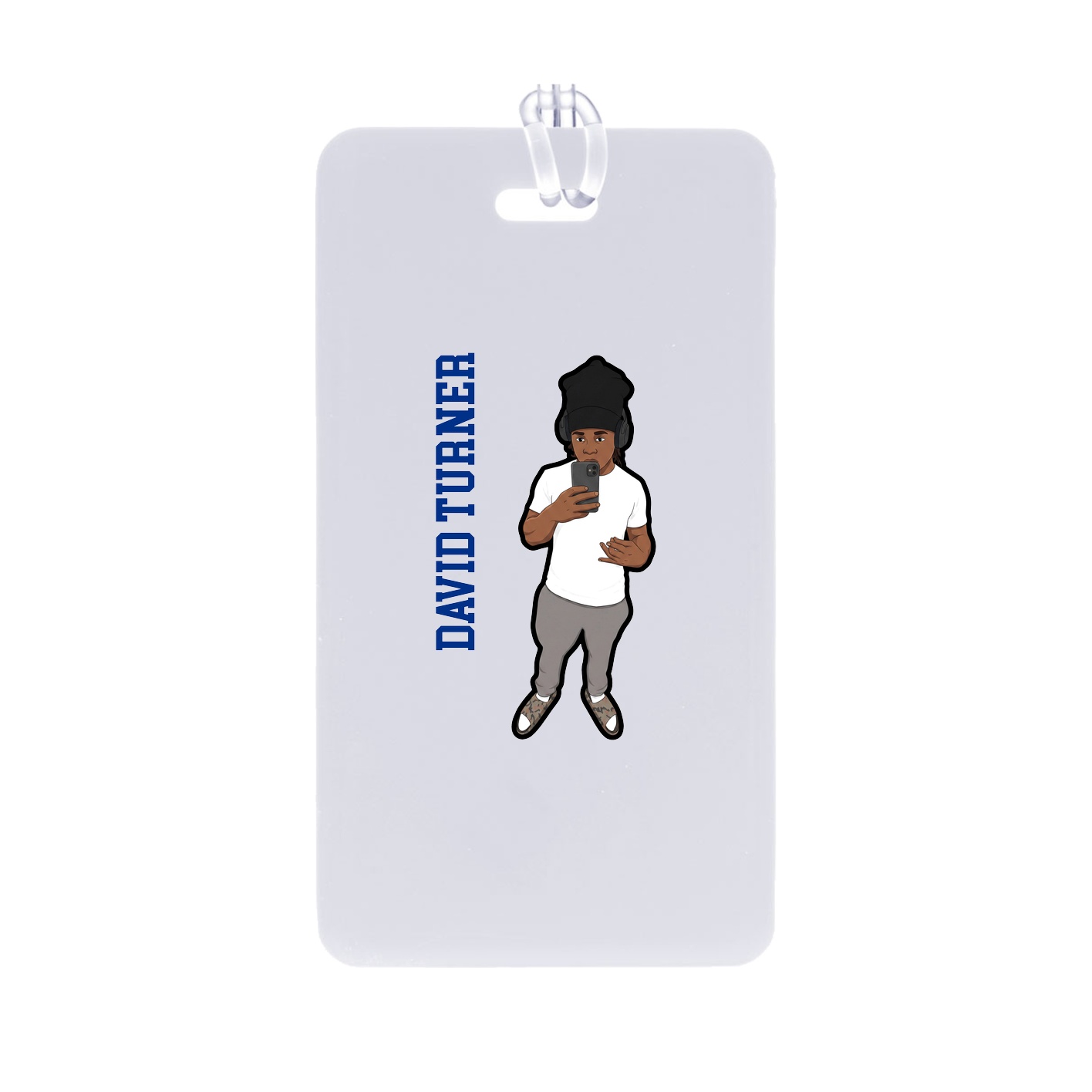 Bag Tag — Name Vertical in Classic