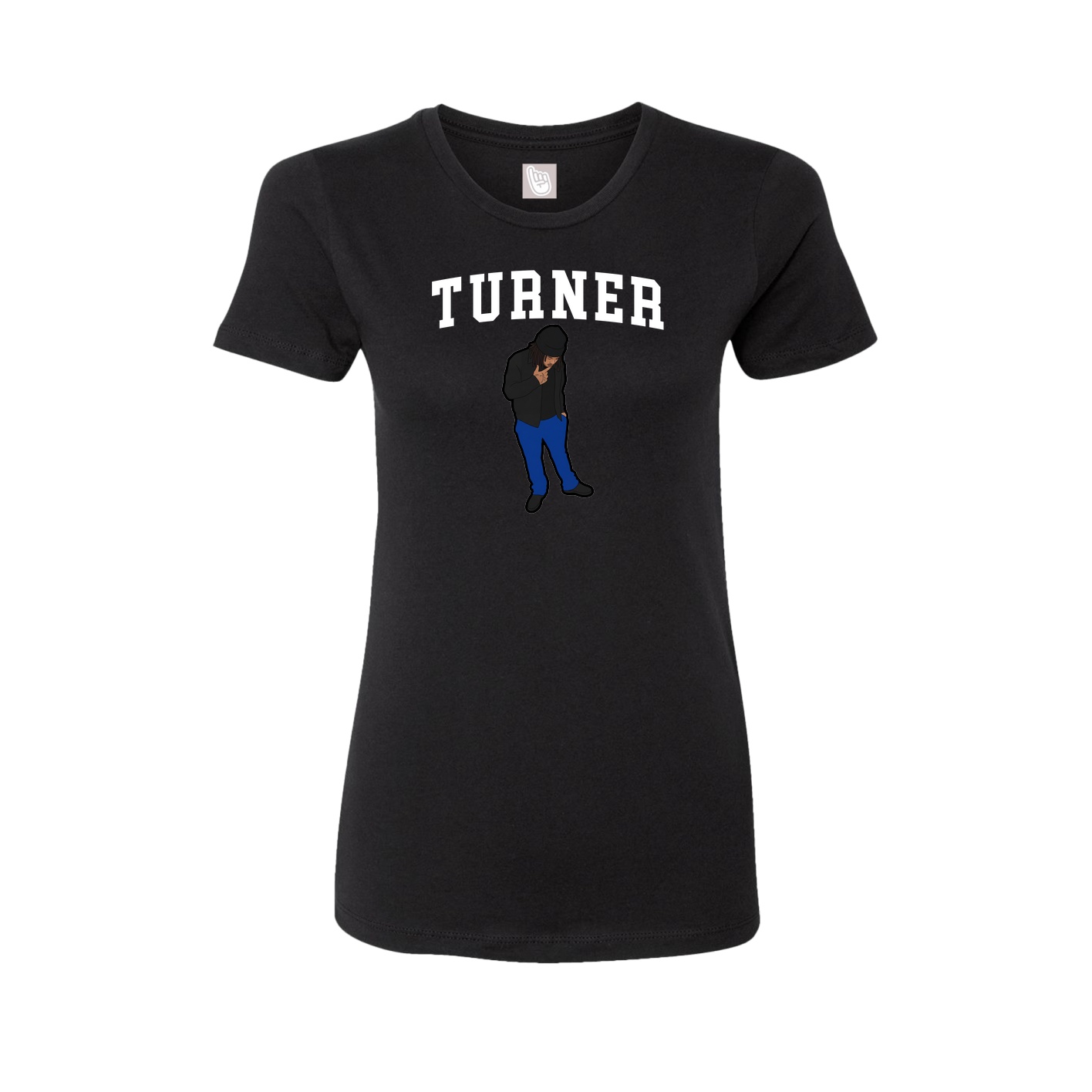 Fitted Women's Tee — Shirsey in Black
