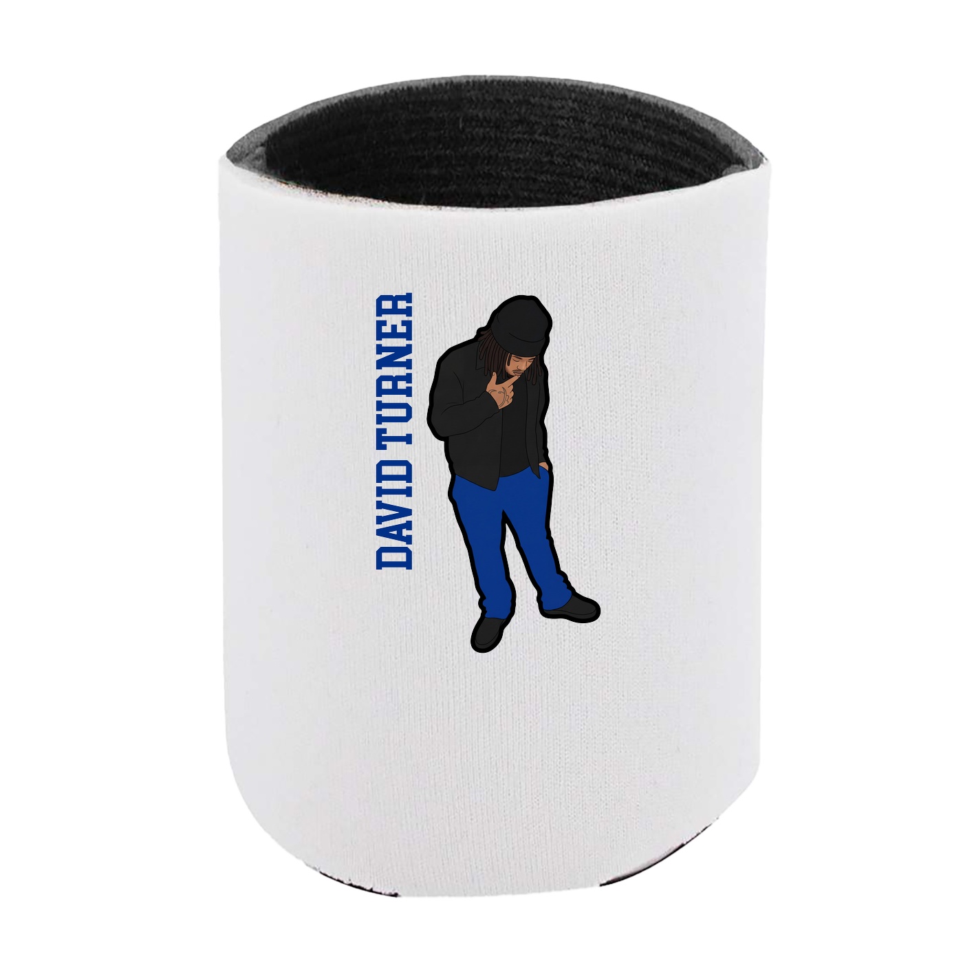 Can Holder — Name Vertical in White
