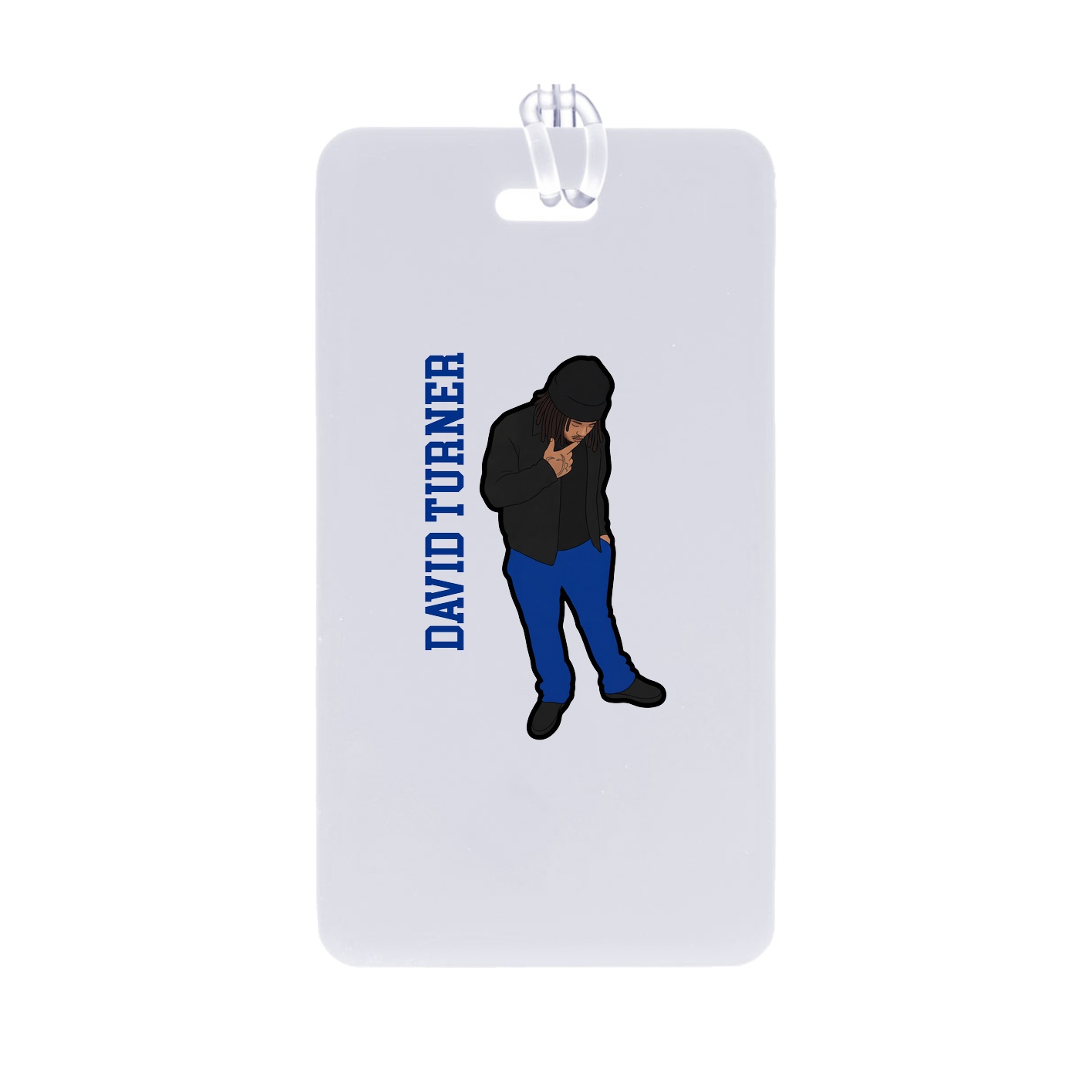 Bag Tag — Name Vertical in Classic