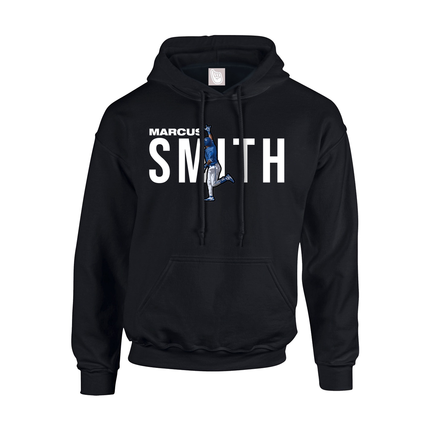 Hoodie — Player Name in Black
