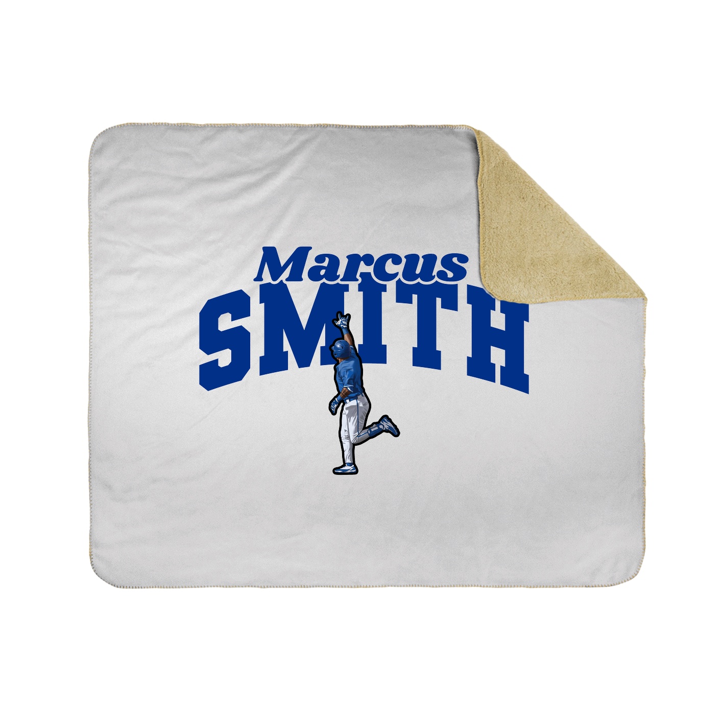 Throw Blanket — Signature Arch in White