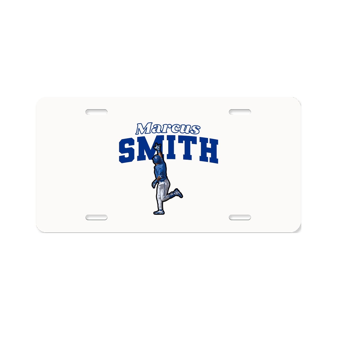 License Plate — Name Arch in Classic