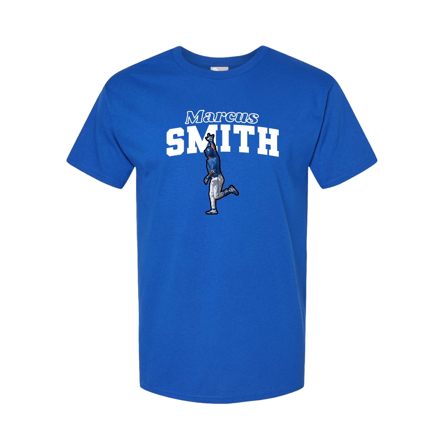 Tee — Name Arch in Royal
