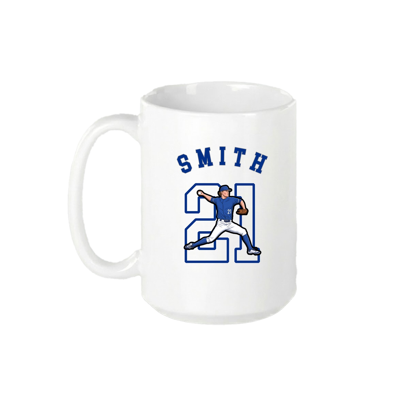 15oz Coffee Mug — Shirsey Arch in White