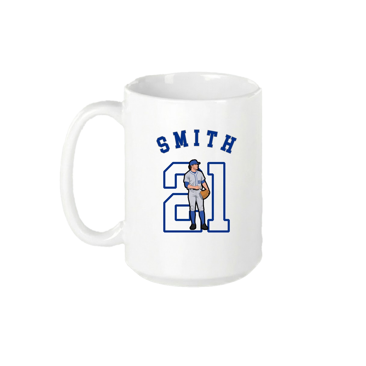 15oz Coffee Mug — Shirsey Arch in White