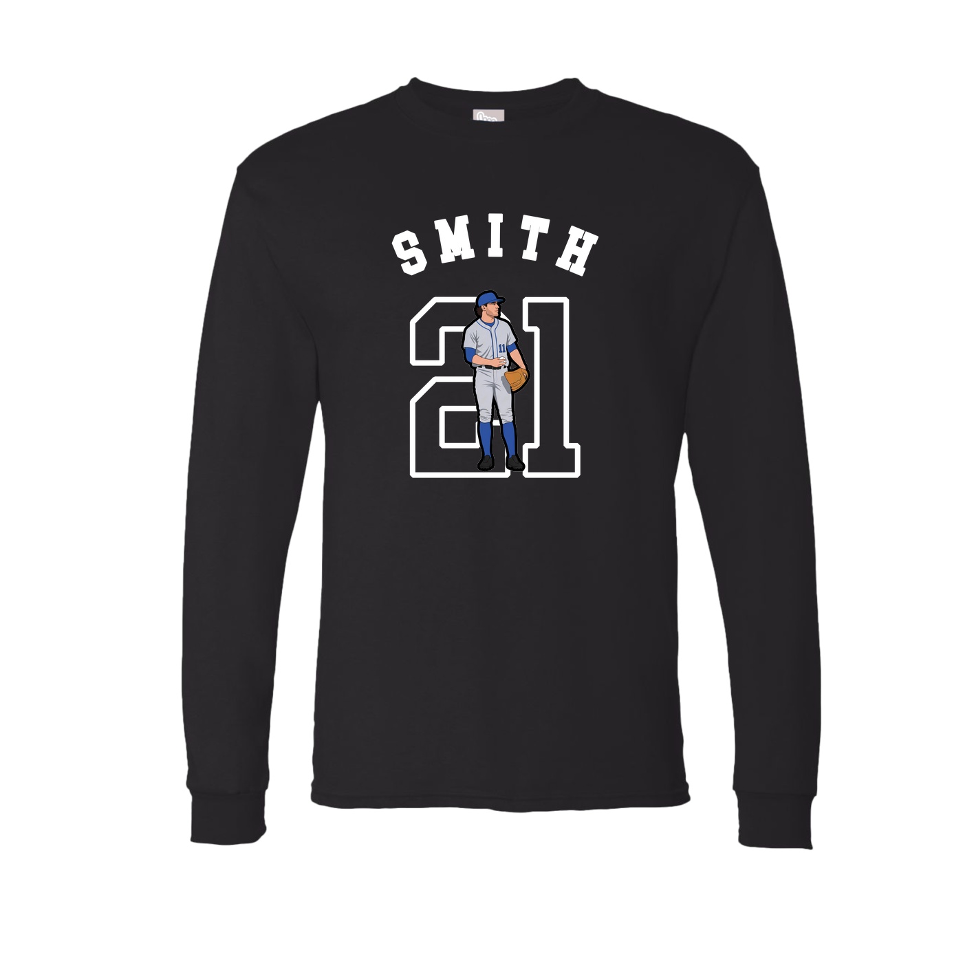 Long Sleeve Tee — Shirsey Arch in Black