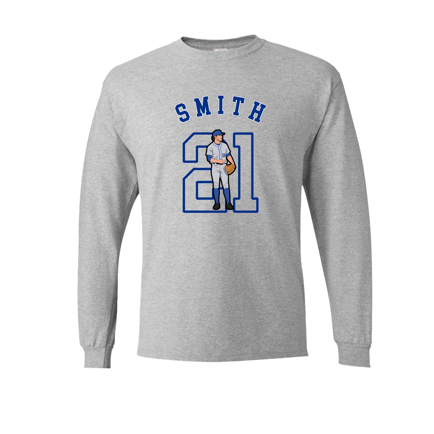 Long Sleeve Tee — Shirsey Arch in Grey