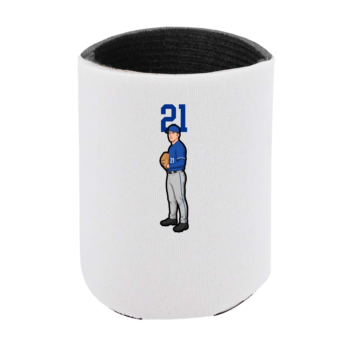 Can Holder — Number Top in White