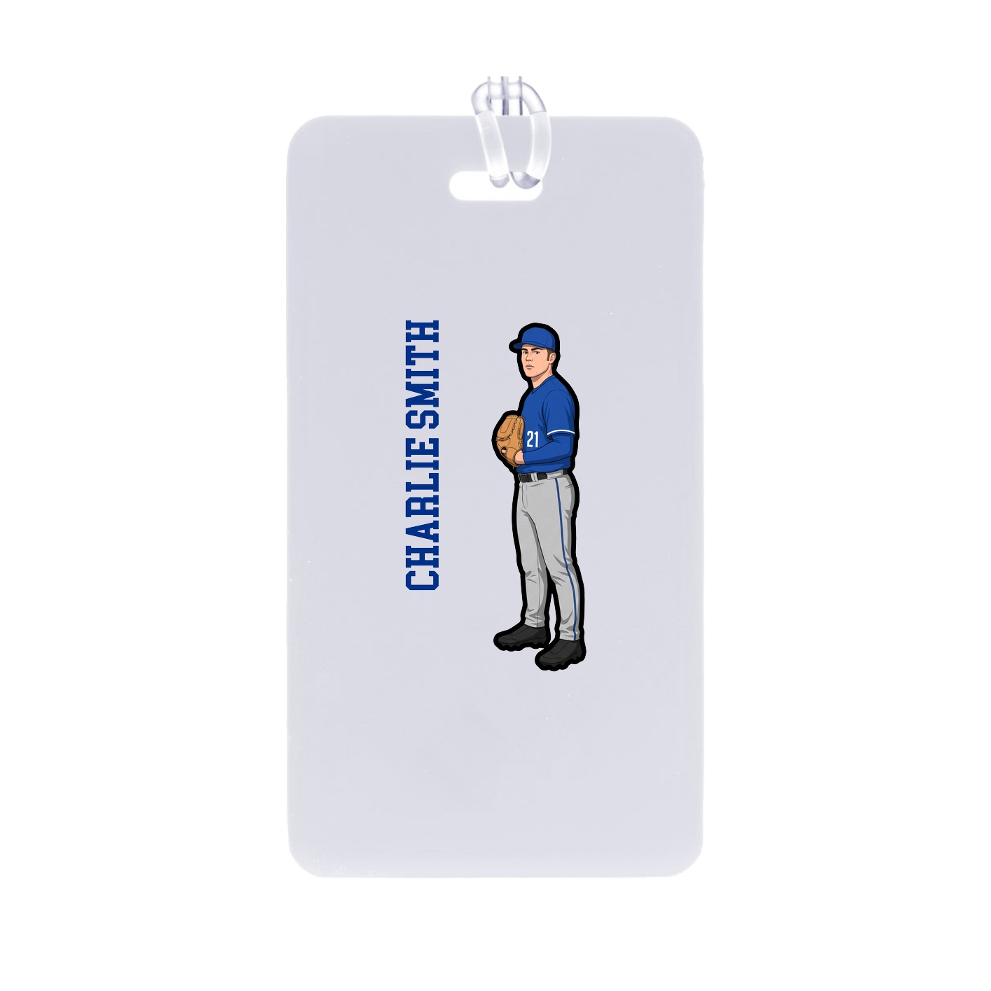 Bag Tag — Name Vertical in Classic