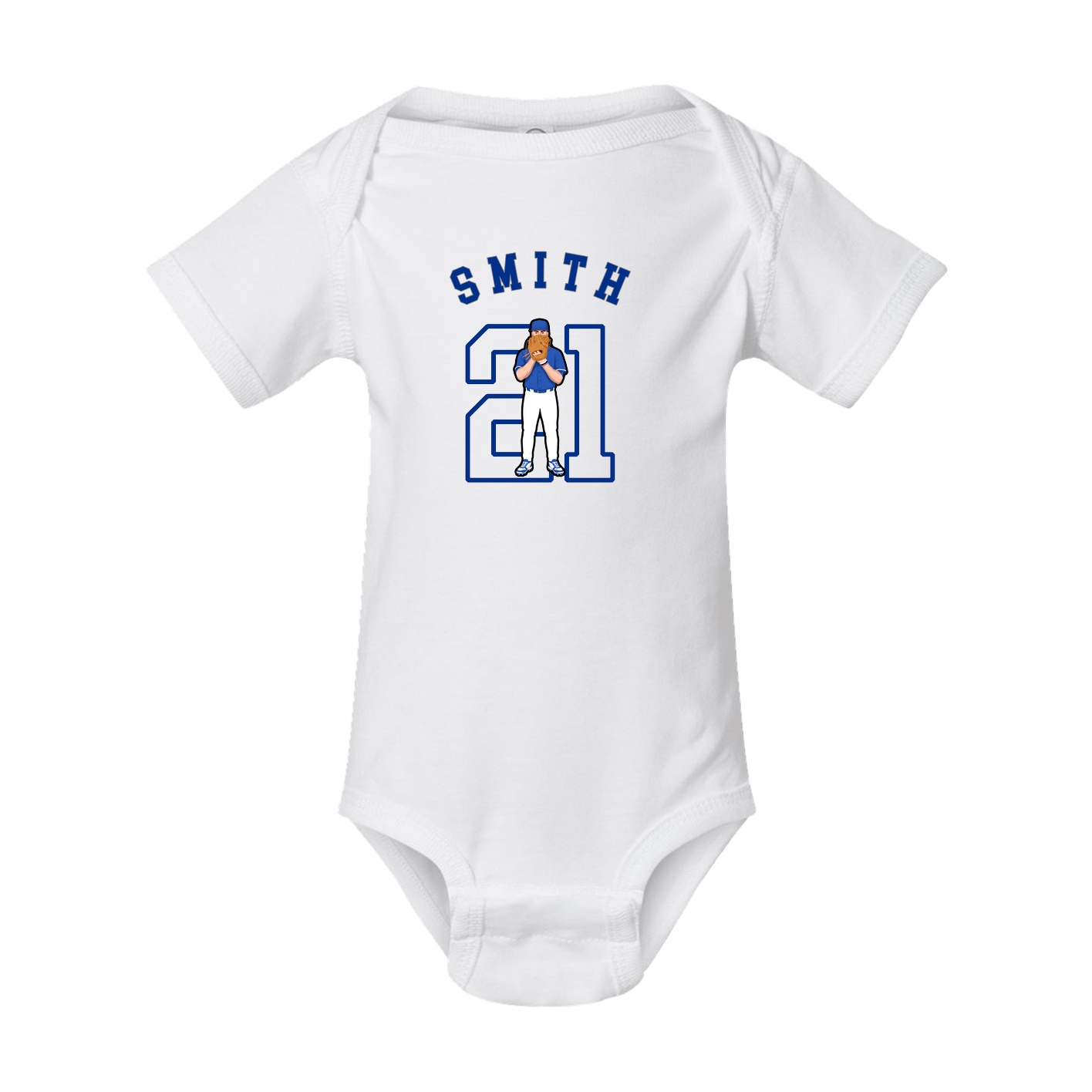 Baby Onesie — Shirsey Arch in White