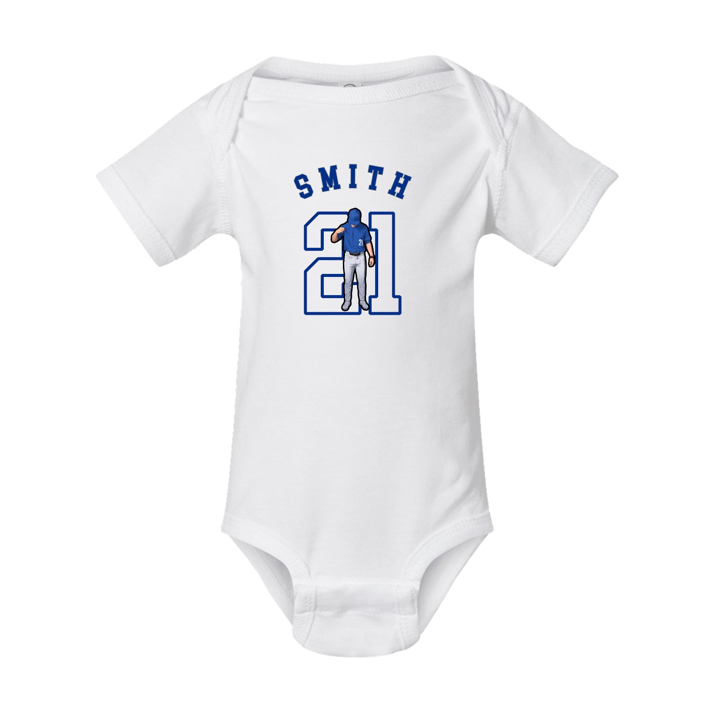Baby Onesie — Shirsey Arch in White