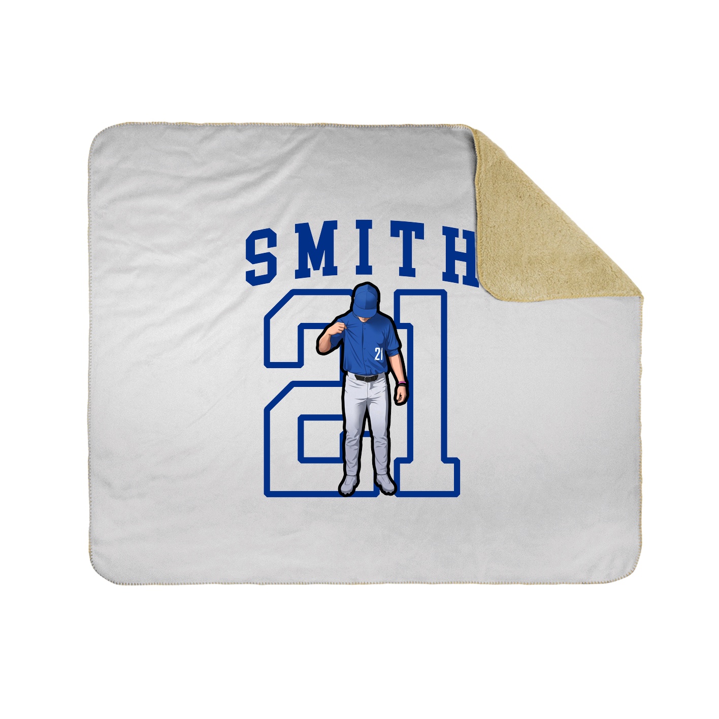 Throw Blanket — Shirsey in White